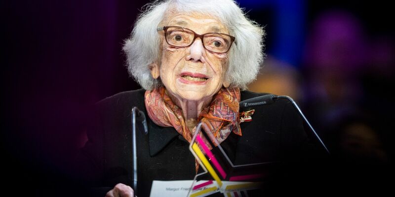Die Holocaust-Überlebende Margot Friedländer unterstützt die neue Organisation C_SR (Creative Social Responsibility) der PR-Branche. - Foto: Hannes P Albert/dpa