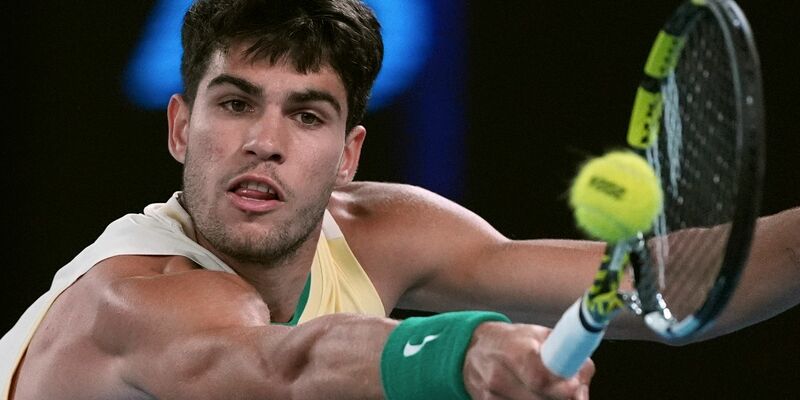 Will beim Masters in Indian Wells wieder spielen: Carlos Alcaraz. - Foto: Andy Wong/AP/dpa