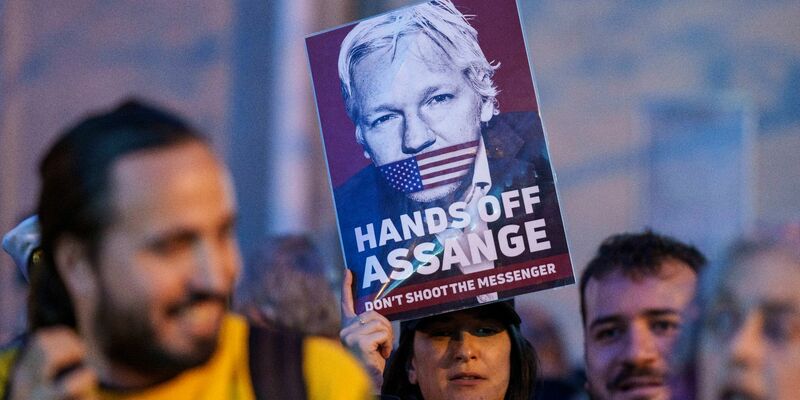 Für eine Freilassung Assanges setzen sich weltweit Menschenrechtsorganisationen und Journalistenverbände ein. - Foto: Manu Fernandez/AP
