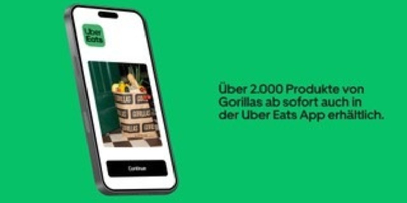 Gorillas und Uber Eats kooperieren in Deutschland - Foto: presseportal.de