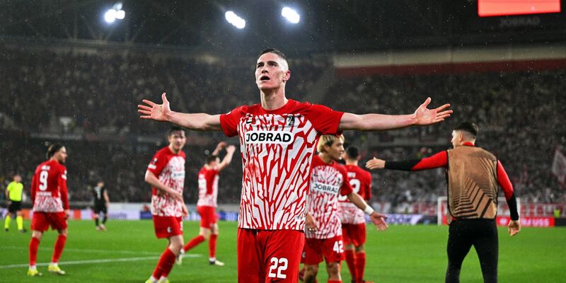 Roland Sallai war im Spiel gegen den RC Lens der auffälligste Mann auf dem Platz. Seine beiden Tore erzwang der 26-Jährige förmlich. - Foto: Harry Langer/dpa