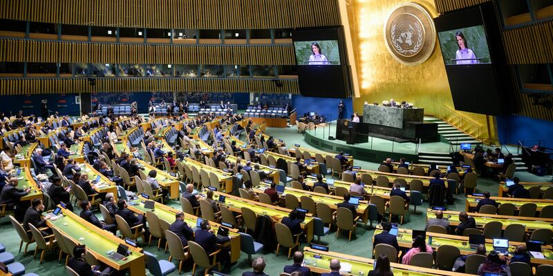 Deutschland wird bei der UN-Vollversammlung von Annalena Baerbock vertreten. - Foto: Bernd von Jutrczenka/dpa