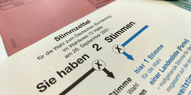 Stimmzettel zur Bundestagswahl 2021 (Archiv) - Foto: über dts Nachrichtenagentur