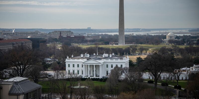 Das Weiße Haus in Washington. - Foto: Michael Kappeler/dpa