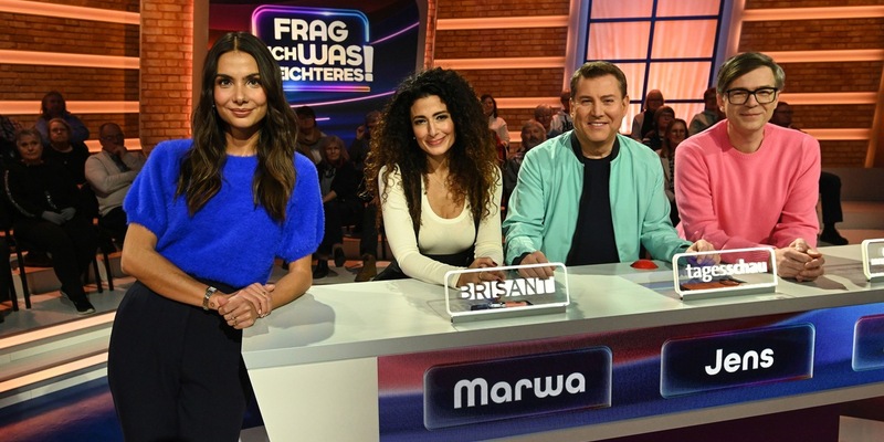 Frag mich was Leichteres! mit Lea Wagner / Die neue Quizshow am Nachmittag startet am 8. April mit 28 Folgen im Ersten - Foto: presseportal.de