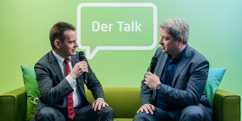 Energiemanager-Talk auf dem grünen eprimo Sofa / Interview-Video am Rande des Handelsblatt Energiegipfels 2024 produziert - Foto: presseportal.de