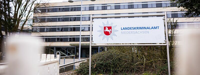 Das Landeskriminalamt Niedersachsen in Hannover. - Foto: Moritz Frankenberg/dpa