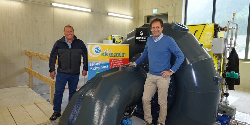 BL Kalsberger und GF Erwin Petz - Foto: Petz/Riesneralm über pressetext.de