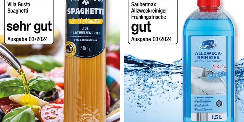 ÖKO-TEST zeichnet NORMA-Spaghetti und Allzweck-Reiniger mit den Noten sehr gut und gut aus / Märzausgabe von Ökotest zeigt erneut: Beste Qualität zu kleinsten Preisen - Foto: presseportal.de