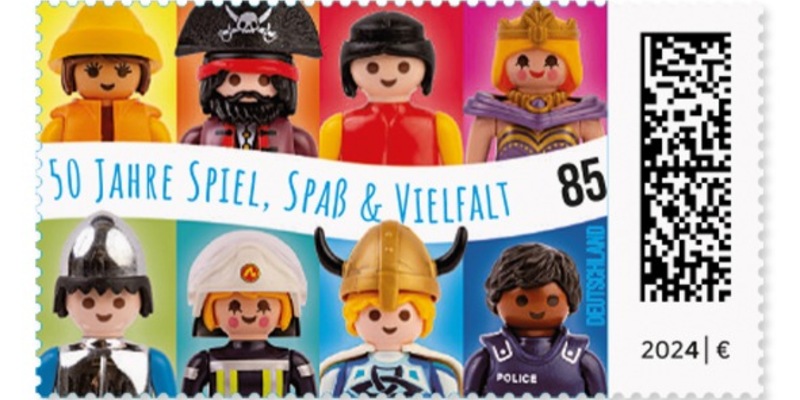 Deutsche Post und Playmobil präsentieren gemeinsame Briefmarke - Foto: presseportal.de