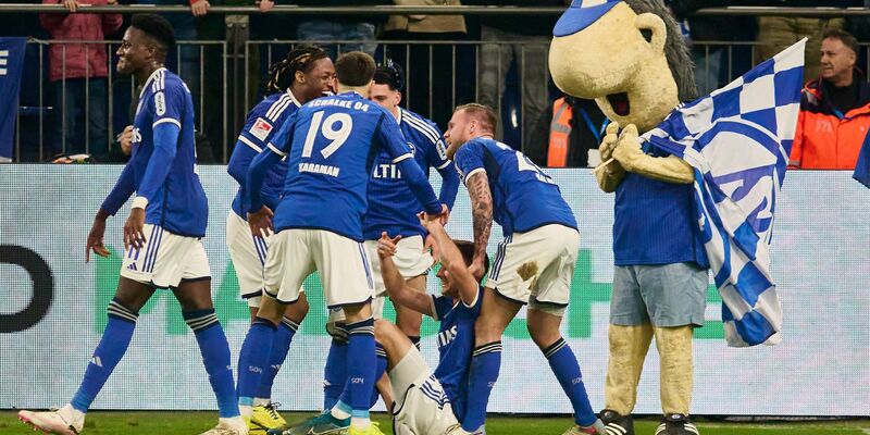 Schalke setzte sich zuhause gegen Spitzenreiter St. Pauli durch. - Foto: Bernd Thissen/dpa