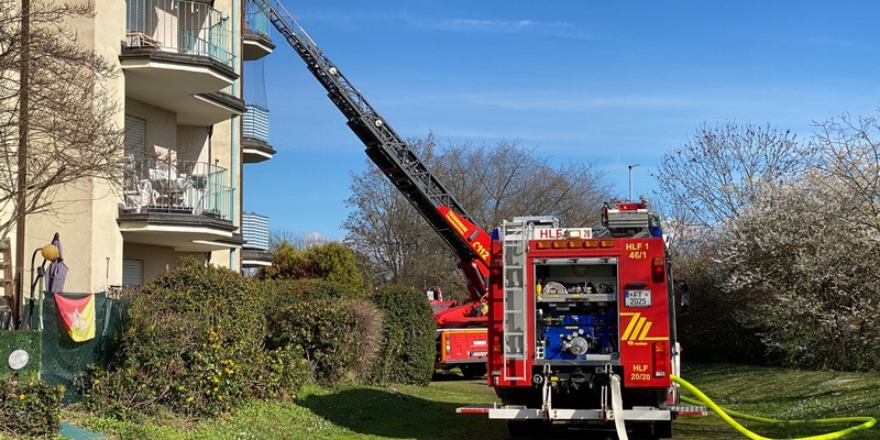 FW Frankenthal: Zimmerbrand - Foto: presseportal.de