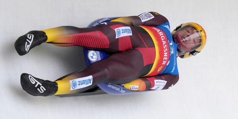 Rodler Felix Loch fuhr in Sigulda auf den zweiten Platz. - Foto: Roman Koksarov/AP/dpa