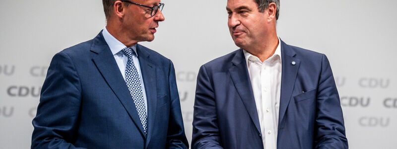 Die Parteichefs von CDU und CSU  einigen sich in der K-Frage. - Foto: Michael Kappeler/dpa