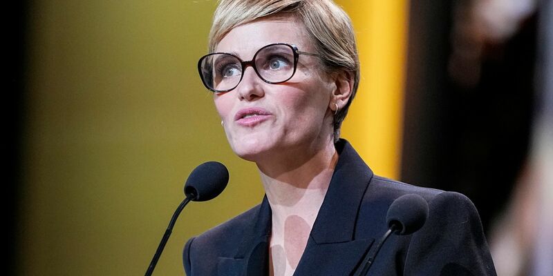 Die französische Schauspielerin Judith Godrèche bei der César-Filmpreisvergabe in Paris. - Foto: Michel Euler/AP