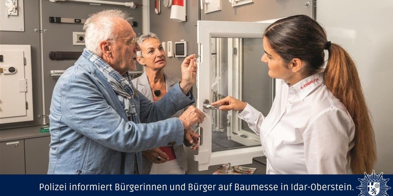POL-PPTR: Polizei informiert Bürgerinnen und Bürger auf Baumesse in Idar-Oberstein - Foto: presseportal.de