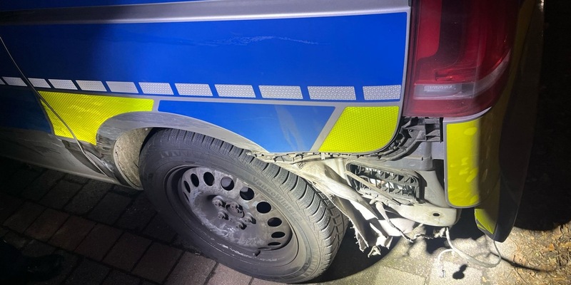 POL-MK: VW Fahrer kollidiert mit Streifenwagen nach Sekundenschlaf - Foto: presseportal.de