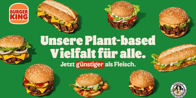 Plant-based für alle: Burger King® Deutschland macht pflanzenbasierte Produkte günstiger als Fleisch! / Burger King® Deutschland setzt mit Preisreduktion neue Maßstäbe in der Systemgastronomie - Foto: presseportal.de