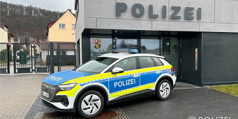 POL-PPWP: Erster rein elektrischer Streifenwagen im Einsatz - Foto: presseportal.de