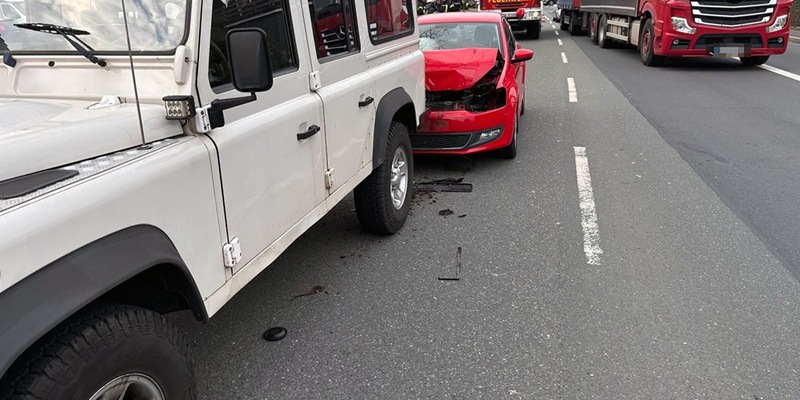 FW-EN: Verkehrsunfall Frankfurter Straße - Foto: presseportal.de