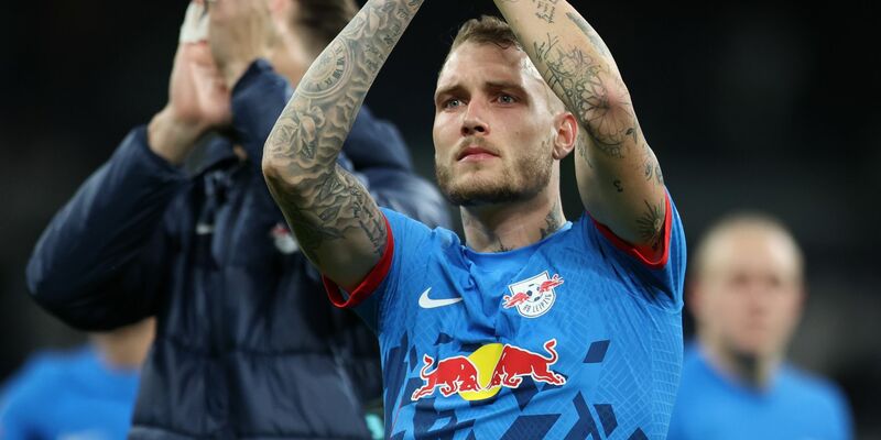 David Raum gab die Flanke für Orban, der mit einem Hecht-Kopfball den Ausgleich erzielte. - Foto: Jan Woitas/dpa