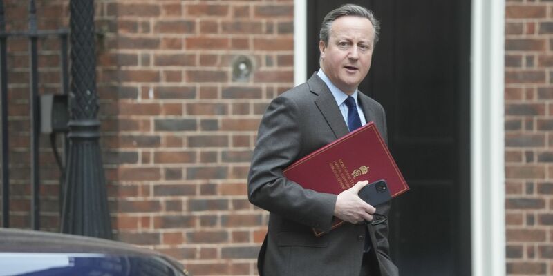 Der Außenminister von Großbritannien: David Cameron. - Foto: Jeff Moore/PA/dpa