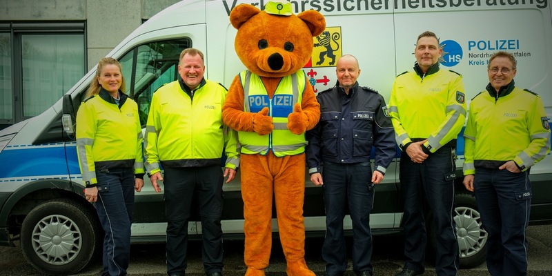 POL-HS: Neues Maskottchen für die Kreispolizeibehörde Heinsberg - Foto: presseportal.de