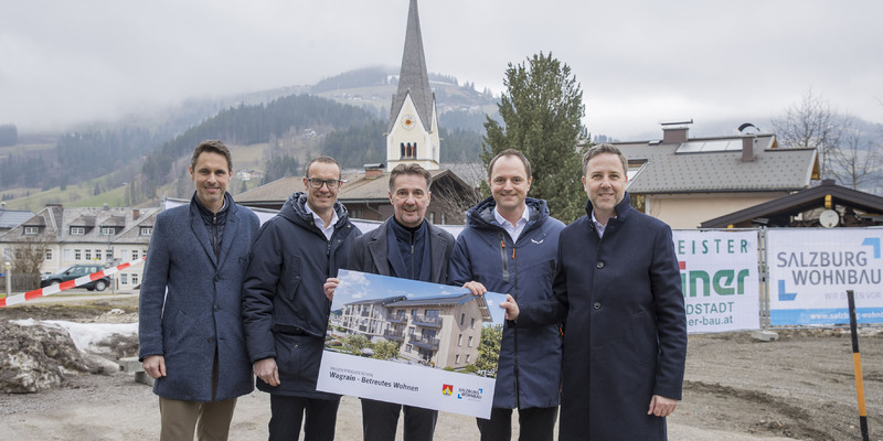 Spatenstich Betreutes Wohnen Wagrain - Foto: Neumayr über pressetext.de