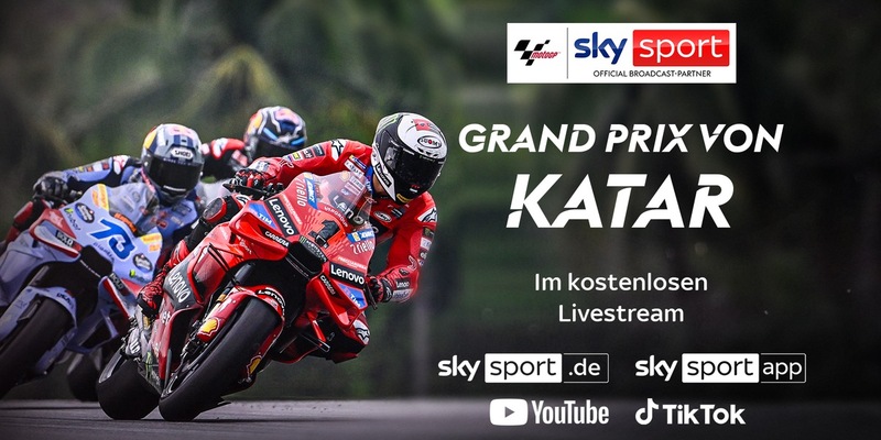 Der Saisonauftakt der MotoGP(TM) in Katar am Wochenende live und exklusiv bei Sky Sport - Foto: presseportal.de