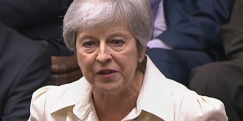 War nach Margaret Thatcher (1979 bis 1990) erst die zweite Frau an der Spitze der Regierung in London: Theresa May. - Foto: House Of Commons/PA/dpa