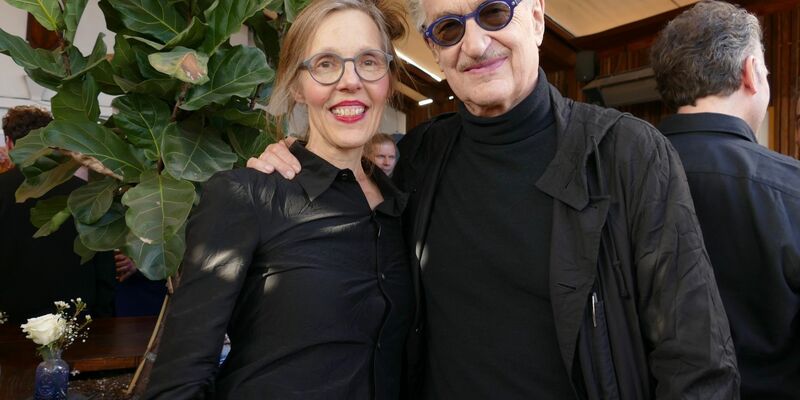 Wim und Donata Wenders beim Empfang von German Films in Los Angeles. - Foto: Barbara Munker/dpa