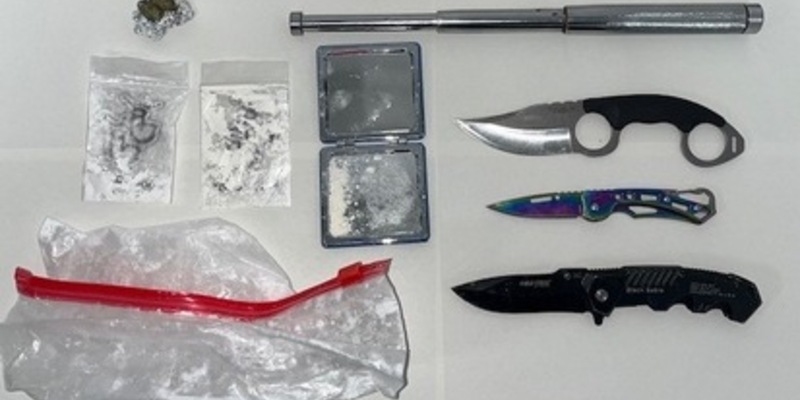 BPOL-FL: Bahnhof Heide- Nervös bei Kontrolle: Bundespolizisten stellen Waffen- und Rauschgift sicher - Foto: presseportal.de