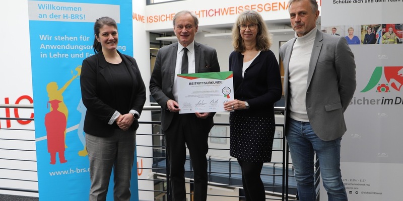 Hochschule Bonn-Rhein-Sieg stärkt Sicherheitsbewusstsein durch Beitritt zum Präventionsnetzwerk #sicherimDienst - Foto: presseportal.de