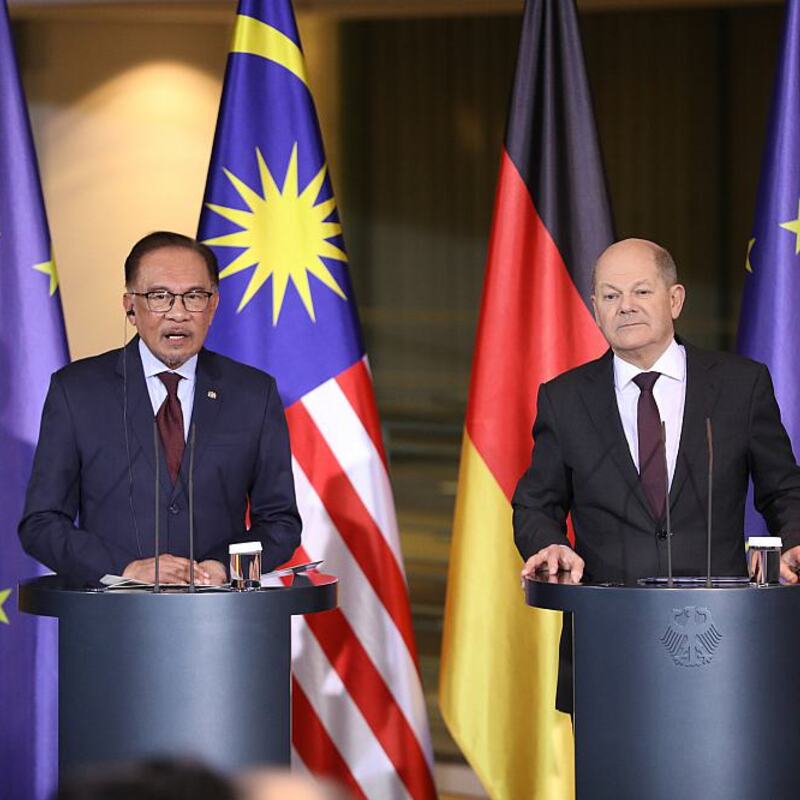 Anwar Ibrahim und Olaf Scholz am 11.03.2024 - Foto: über dts Nachrichtenagentur