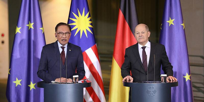 Anwar Ibrahim und Olaf Scholz am 11.03.2024 - Foto: über dts Nachrichtenagentur