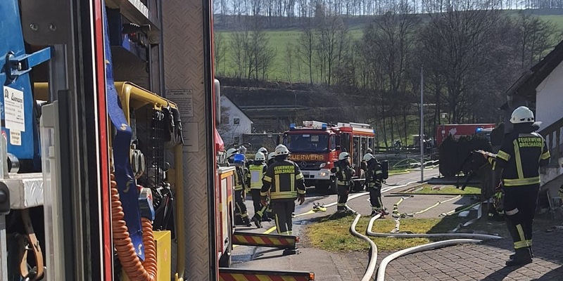 FW Drolshagen: Brand in einem Wohnhaus - Foto: presseportal.de