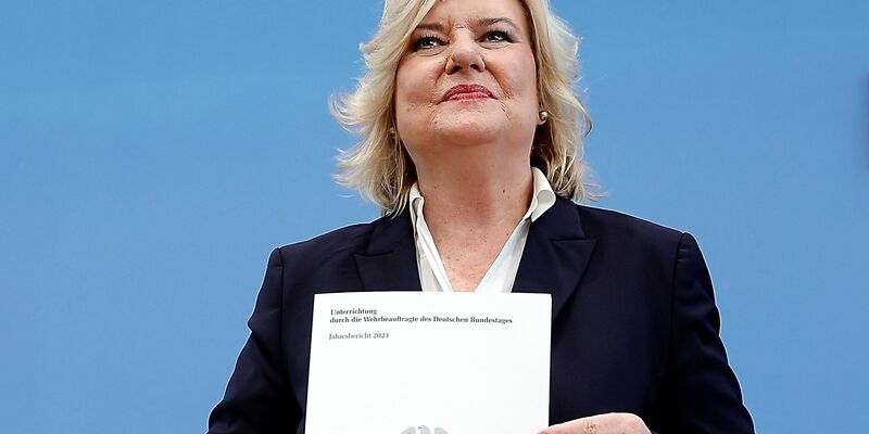 Die Wehrbeauftragte Eva Högl hat ihren Jahresbericht 2023 veröffentlicht. - Foto: Carsten Koall/dpa