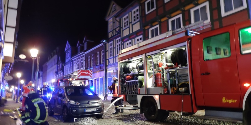 FW Celle: Küchenbrand in der Celler Altstadt - Foto: presseportal.de
