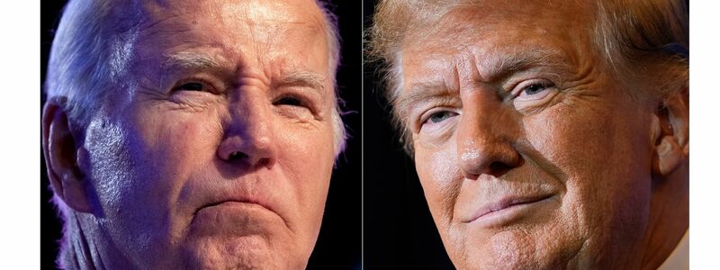 Bei dem Rennen zwischen Trump (r) und Biden handelt es sich um die erste Neuauflage eines Duells ums Weiße Haus mit denselben Kandidaten seit rund 70 Jahren. - Foto: --/AP/dpa