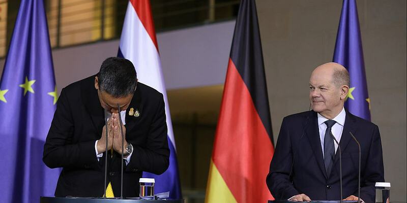 Srettha Thavisin und Olaf Scholz am 13.03.2024 - Foto: über dts Nachrichtenagentur