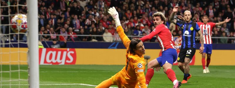 Antoine Griezmann (M) von Atletico Madrid erzielte den zwischenzeitlichen Ausgleich zum 1:1. - Foto: Jonathan Moscrop/CSM via ZUMA Press Wire/dpa