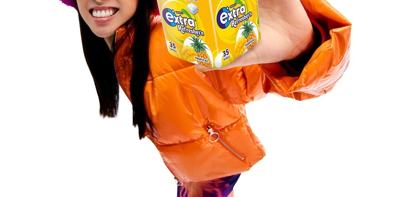 Frischer Wind im Alltag mit EXTRA Refreshers / Der neue zuckerfreie Soft-Kaugummi bringt Spaß und Genuss und ist der ideale Begleiter durch den Tag - Foto: presseportal.de