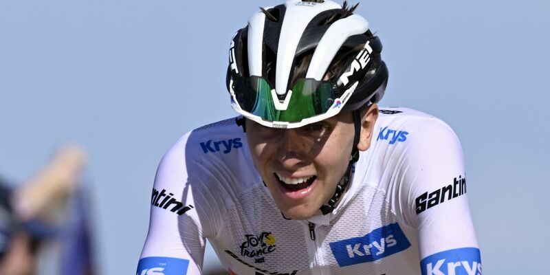 Gewann bei der Katalonien-Rundfahrt auch die zweite Bergankunft: Tadej Pogacar. - Foto: Dirk Waem/Belga/dpa/Archivbild