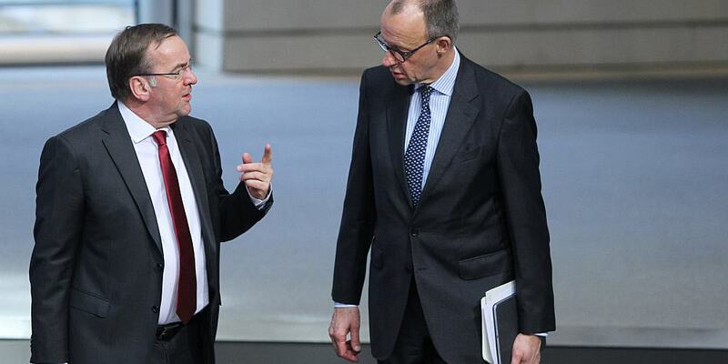 Boris Pistorius und Friedrich Merz (Archiv) - Foto: über dts Nachrichtenagentur