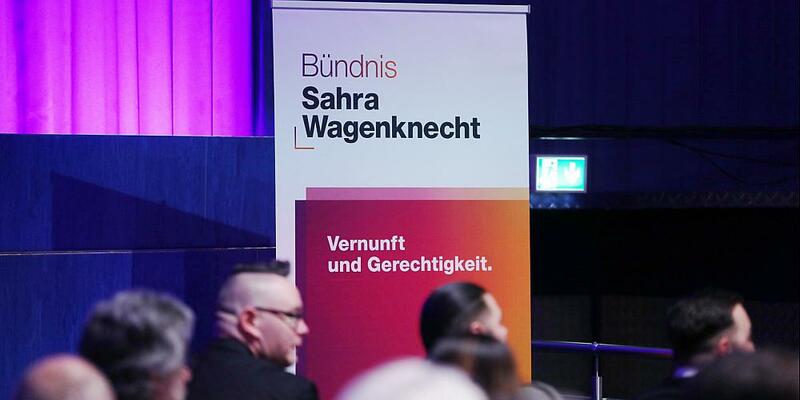 Logo auf BSW-Gründungsparteitag (Archiv) - Foto: über dts Nachrichtenagentur