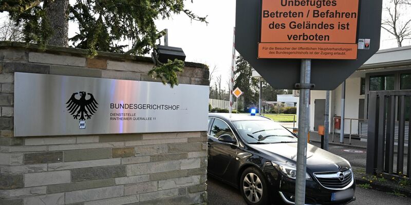 Das Gelände der Bundesanwaltschaft: Hier wurden zwei Terrorverdächtige vorgeführt. - Foto: Bernd Weißbrod/dpa