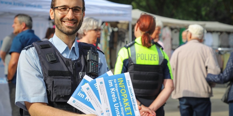 POL-UN: Werne - Infostand der Polizei - Foto: presseportal.de