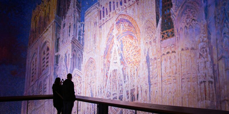 Kathedrale von Monet - Panometer Leipzig - Foto: Elli Flint über pressetext.de