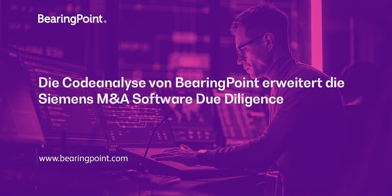 Erfolgsprojekt: Die Codeanalyse von BearingPoint erweitert die Siemens M&A Software Due Diligence - Foto: presseportal.de