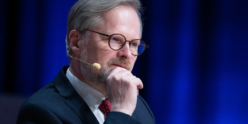 Petr Fiala ist Ministerpräsident in Tschechien: Sein Parlament will die Ukraine weiter unterstützen. - Foto: Sebastian Kahnert/dpa